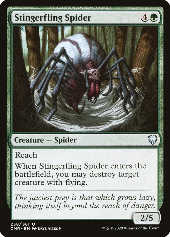 Stingerfling Spider [Commander Legends] | Chromatic Games