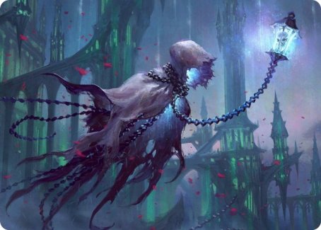 Wanderlight Spirit Art Card [Innistrad: Crimson Vow Art Series] | Chromatic Games