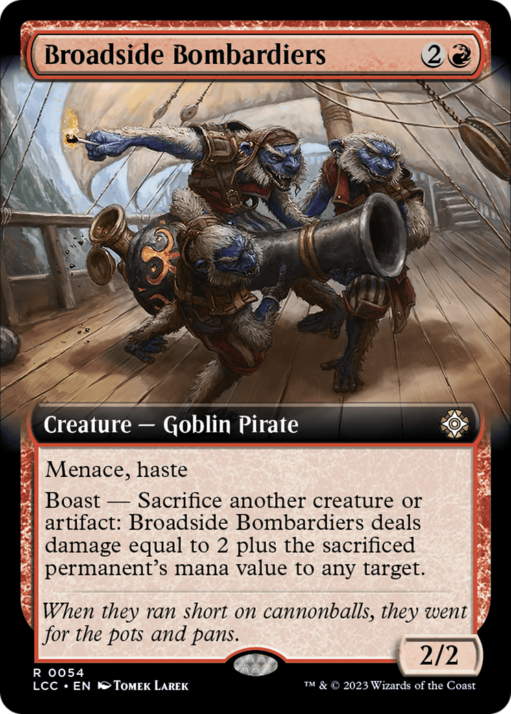 Broadside Bombardiers (Extended Art) [The Lost Caverns of Ixalan Commander] | Chromatic Games