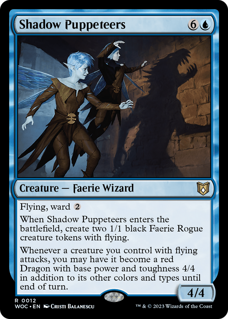 Shadow Puppeteers [Wilds of Eldraine Commander] | Chromatic Games