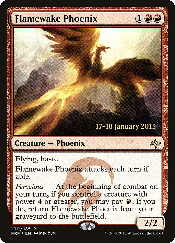 Flamewake Phoenix [Fate Reforged Prerelease Promos] | Chromatic Games