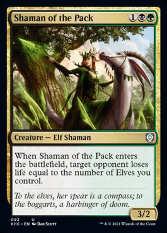 Shaman of the Pack [Kaldheim Commander] | Chromatic Games