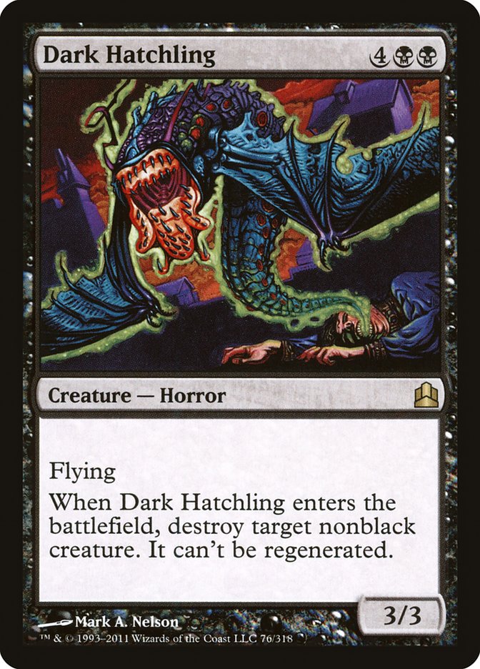 Dark Hatchling [Commander 2011] | Chromatic Games