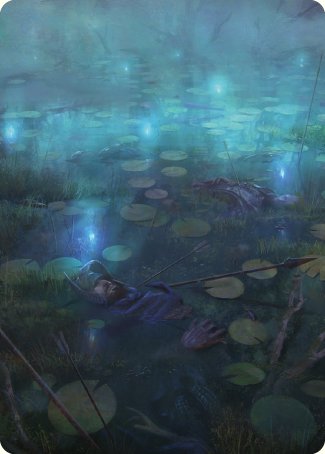 The Dead Marshes Art Card [The Lord of the Rings: Tales of Middle-earth Art Series] | Chromatic Games