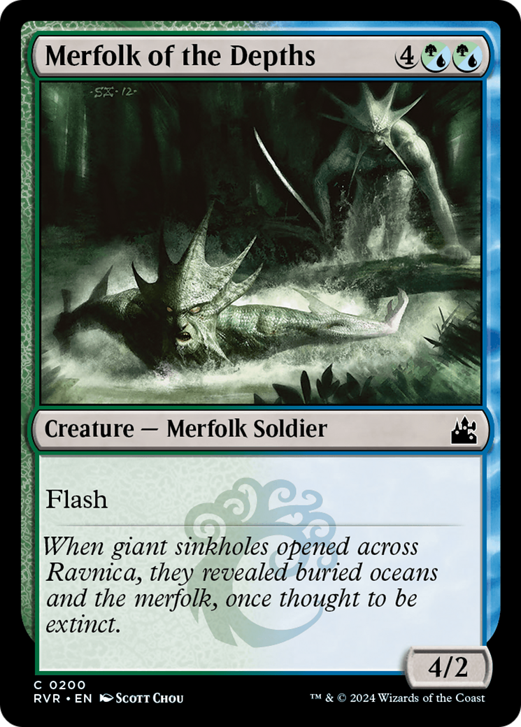 Merfolk of the Depths [Ravnica Remastered] | Chromatic Games