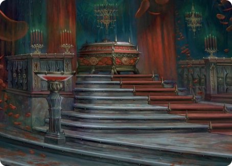 Edgar Markov's Coffin Art Card [Innistrad: Crimson Vow Art Series] | Chromatic Games