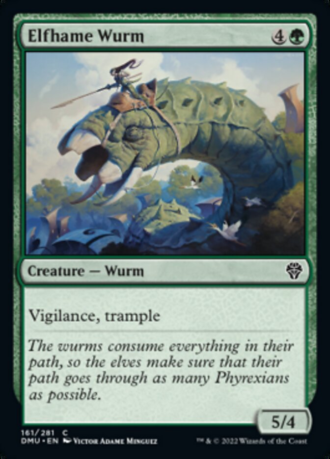 Elfhame Wurm [Dominaria United] | Chromatic Games