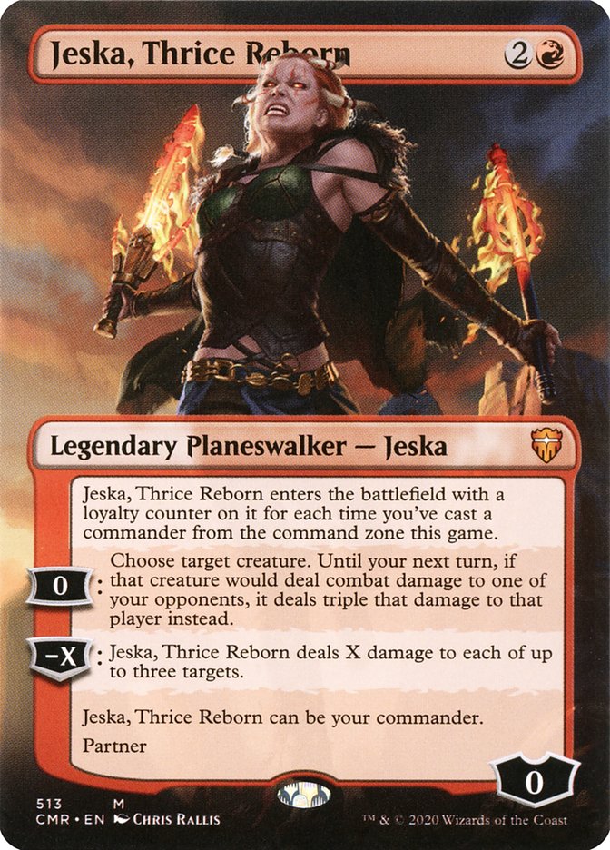 Jeska, Thrice Reborn (Borderless) [Commander Legends] | Chromatic Games