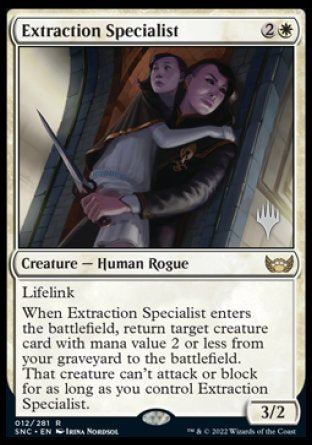 Extraction Specialist (Promo Pack) [Streets of New Capenna Promos] | Chromatic Games