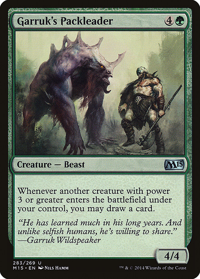 Garruk's Packleader [Magic 2015] | Chromatic Games