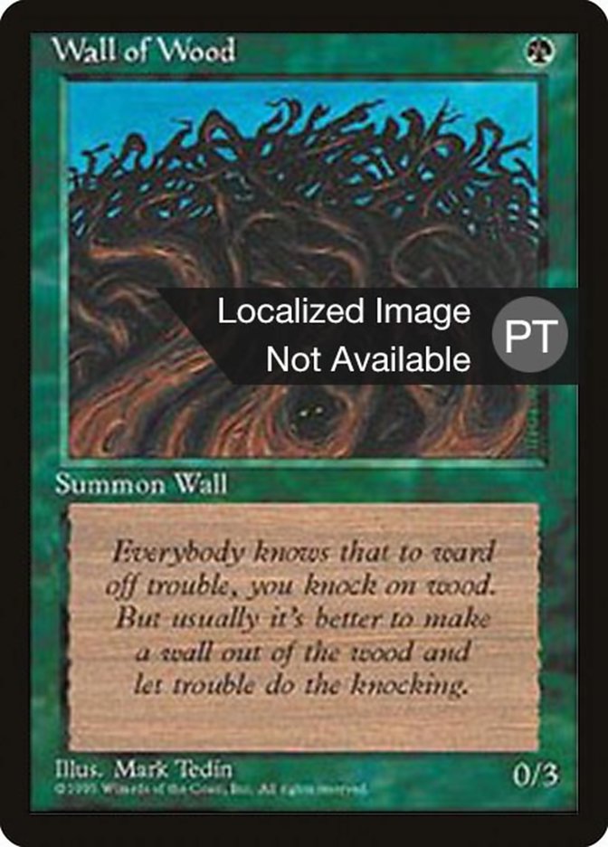 Wall of Wood [Fourth Edition (Foreign Black Border)] | Chromatic Games