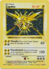 Zapdos (16/102) [Base Set Shadowless Unlimited] | Chromatic Games