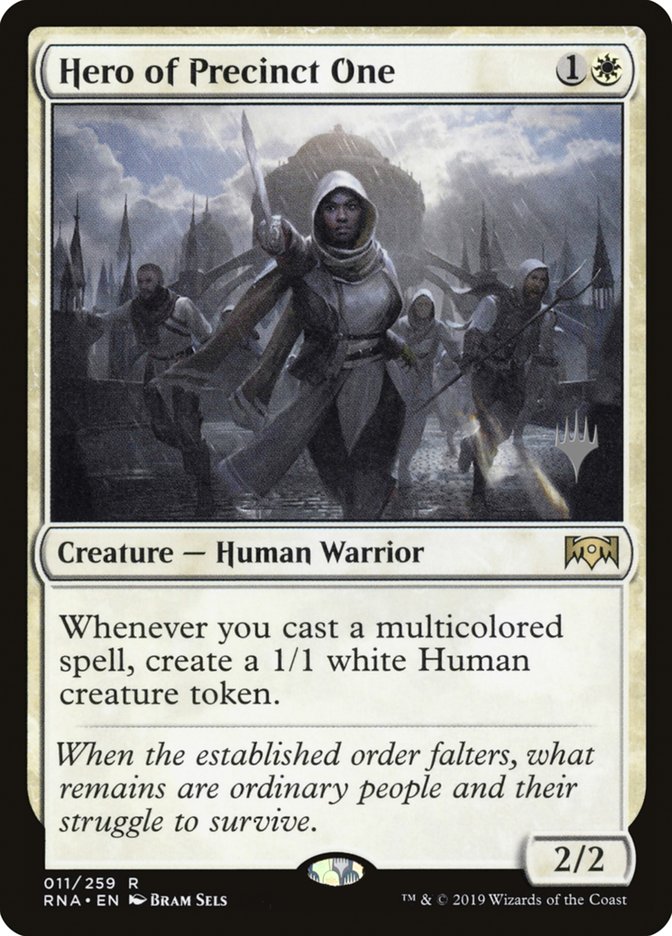 Hero of Precinct One (Promo Pack) [Ravnica Allegiance Promos] | Chromatic Games