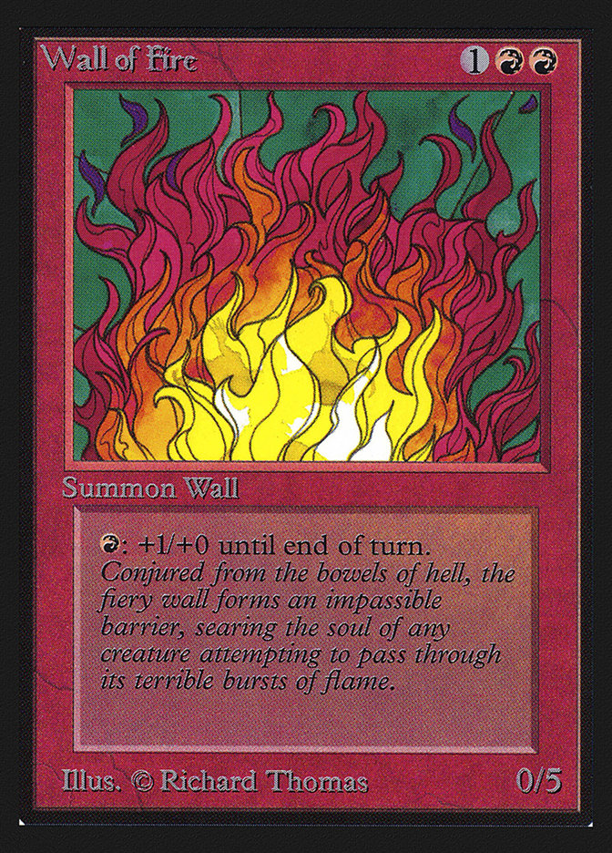 Wall of Fire [International Collectors' Edition] | Chromatic Games