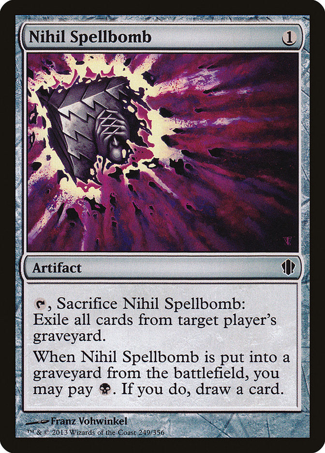 Nihil Spellbomb [Commander 2013] | Chromatic Games