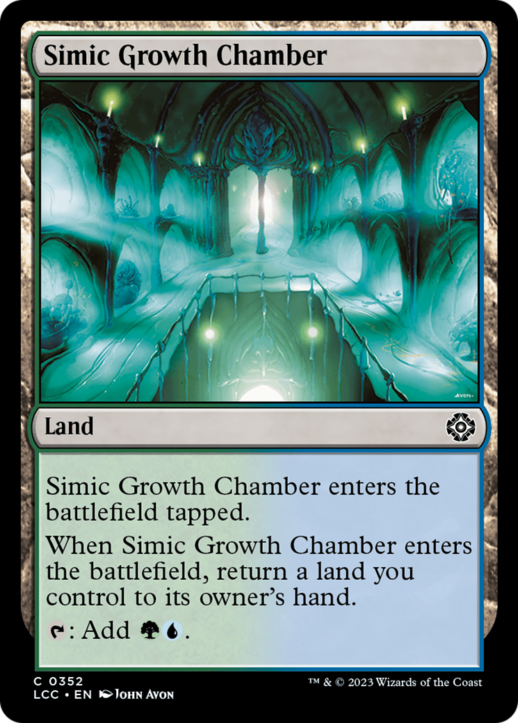 Simic Growth Chamber [The Lost Caverns of Ixalan Commander] | Chromatic Games