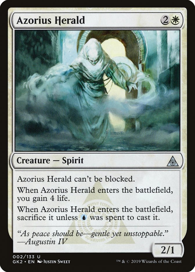 Azorius Herald [Ravnica Allegiance Guild Kit] | Chromatic Games