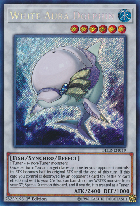 White Aura Dolphin [BLLR-EN019] Secret Rare | Chromatic Games