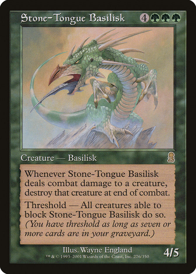 Stone-Tongue Basilisk [Odyssey] | Chromatic Games