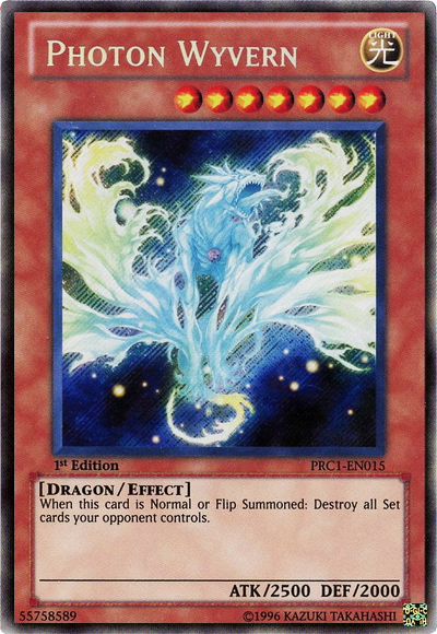 Photon Wyvern [PRC1-EN015] Secret Rare | Chromatic Games