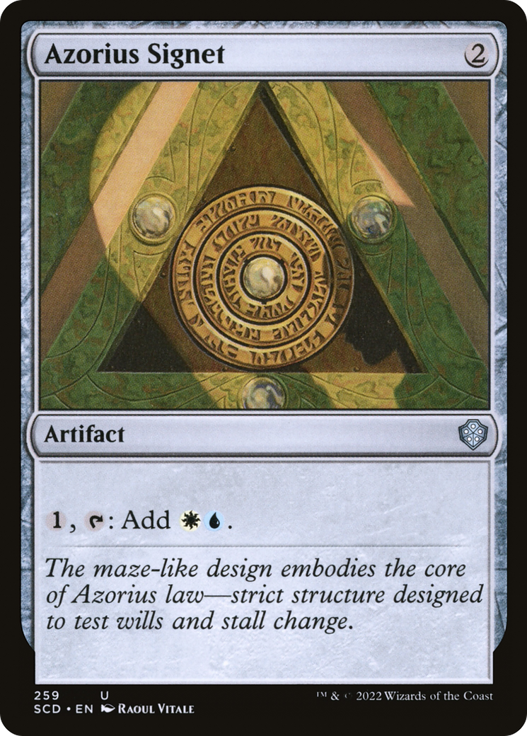 Azorius Signet [Starter Commander Decks] | Chromatic Games