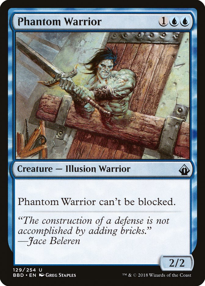 Phantom Warrior [Battlebond] | Chromatic Games