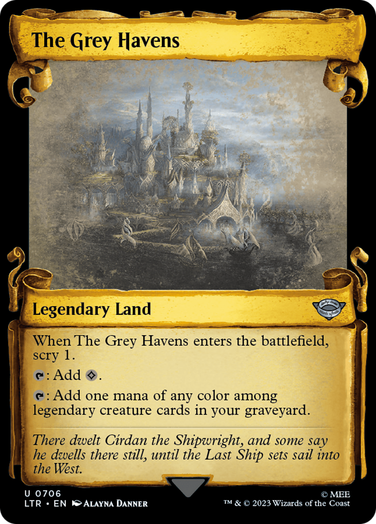 The Grey Havens [The Lord of the Rings: Tales of Middle-Earth Showcase Scrolls] | Chromatic Games