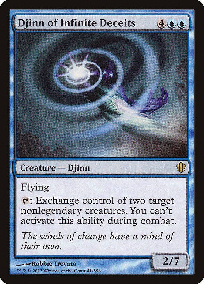 Djinn of Infinite Deceits [Commander 2013] | Chromatic Games