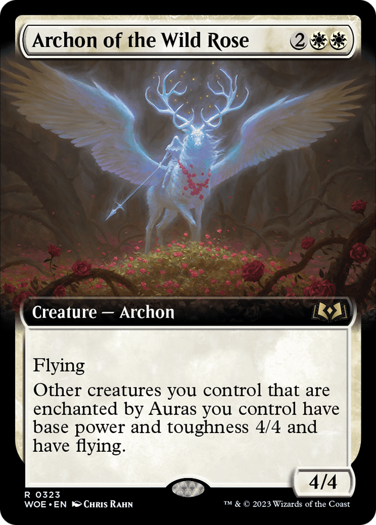 Archon of the Wild Rose (Extended Art) [Wilds of Eldraine] | Chromatic Games