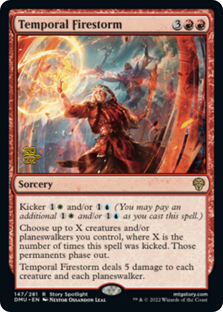 Temporal Firestorm [Dominaria United Prerelease Promos] | Chromatic Games