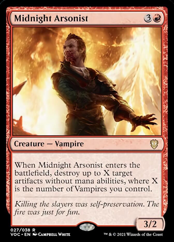 Midnight Arsonist [Innistrad: Crimson Vow Commander] | Chromatic Games