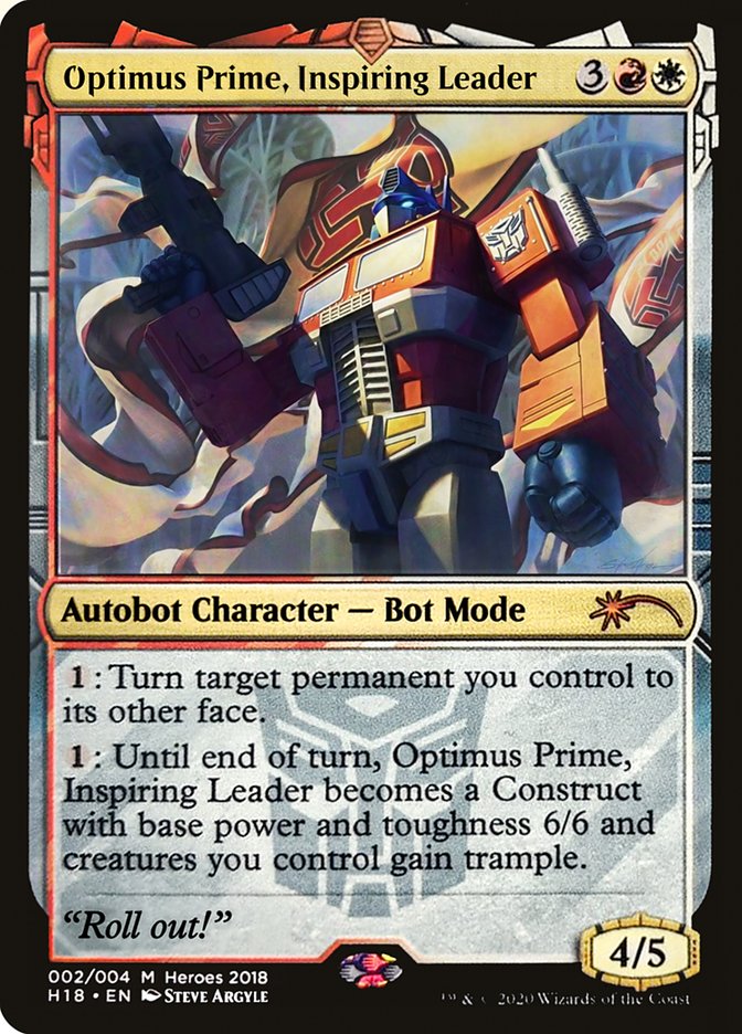 Optimus Prime, Inspiring Leader [Heroes of the Realm 2018] | Chromatic Games