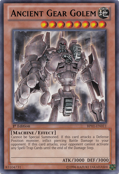 Ancient Gear Golem [BP01-EN011] Rare | Chromatic Games