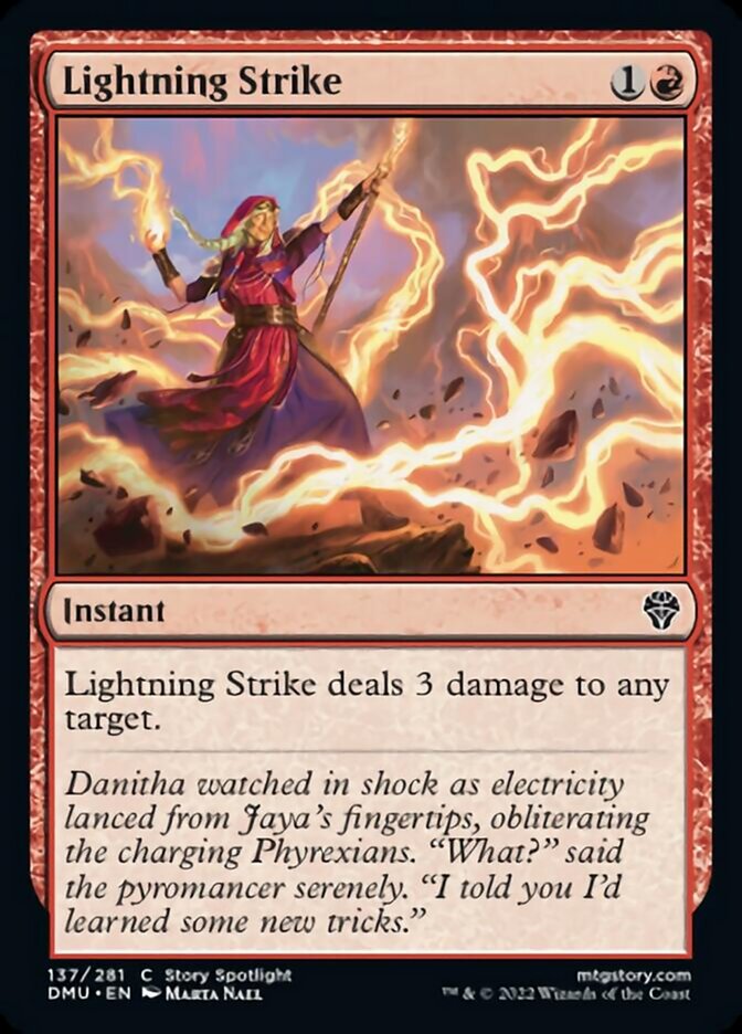 Lightning Strike [Dominaria United] | Chromatic Games