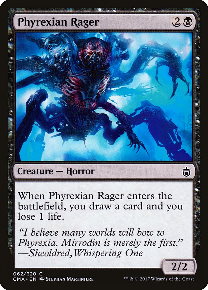 Phyrexian Rager [Commander Anthology] | Chromatic Games