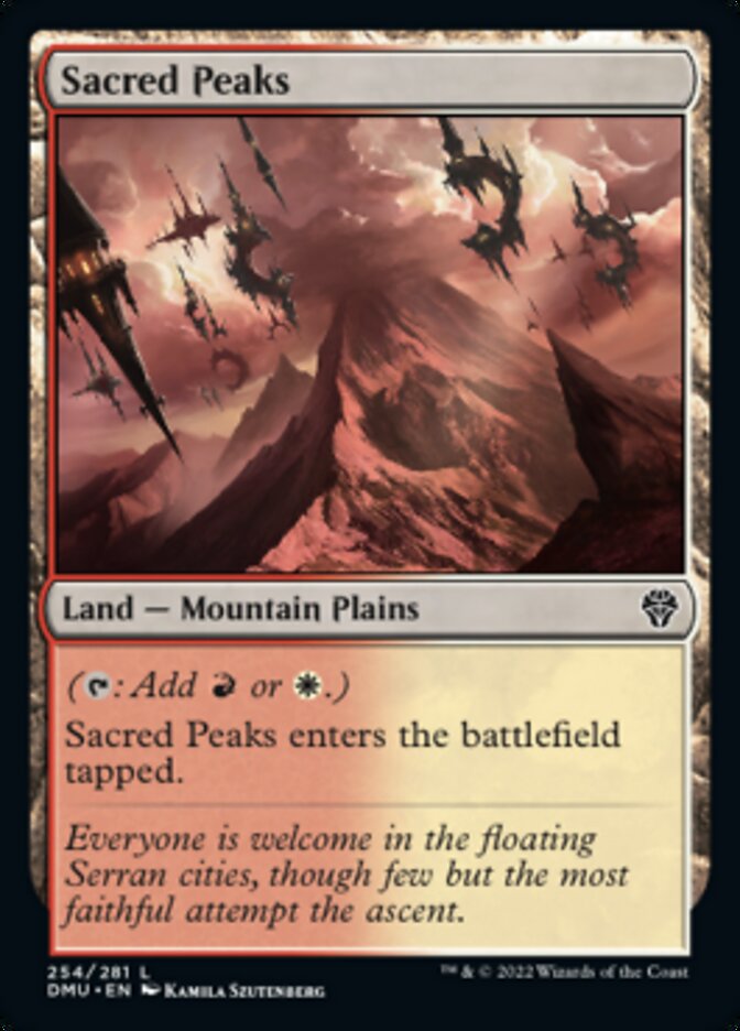 Sacred Peaks [Dominaria United] | Chromatic Games