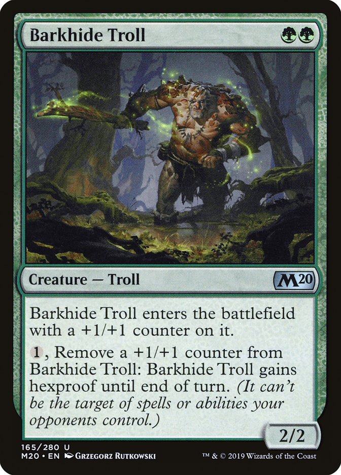 Barkhide Troll [Core Set 2020] | Chromatic Games