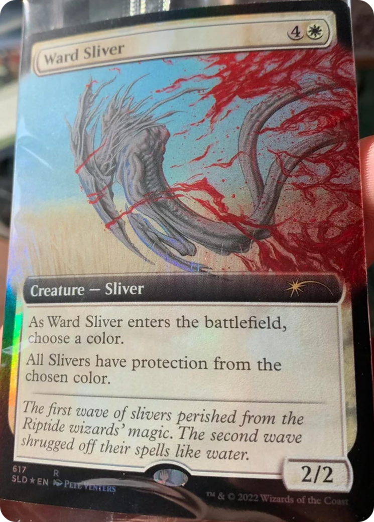 Ward Sliver (Extended Art) [Secret Lair Drop Promos] | Chromatic Games