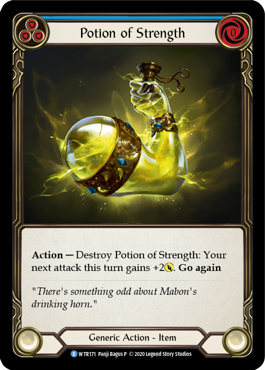 Potion of Strength [U-WTR171] (Welcome to Rathe Unlimited)  Unlimited Rainbow Foil | Chromatic Games