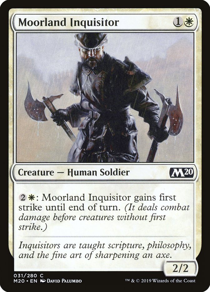 Moorland Inquisitor [Core Set 2020] | Chromatic Games