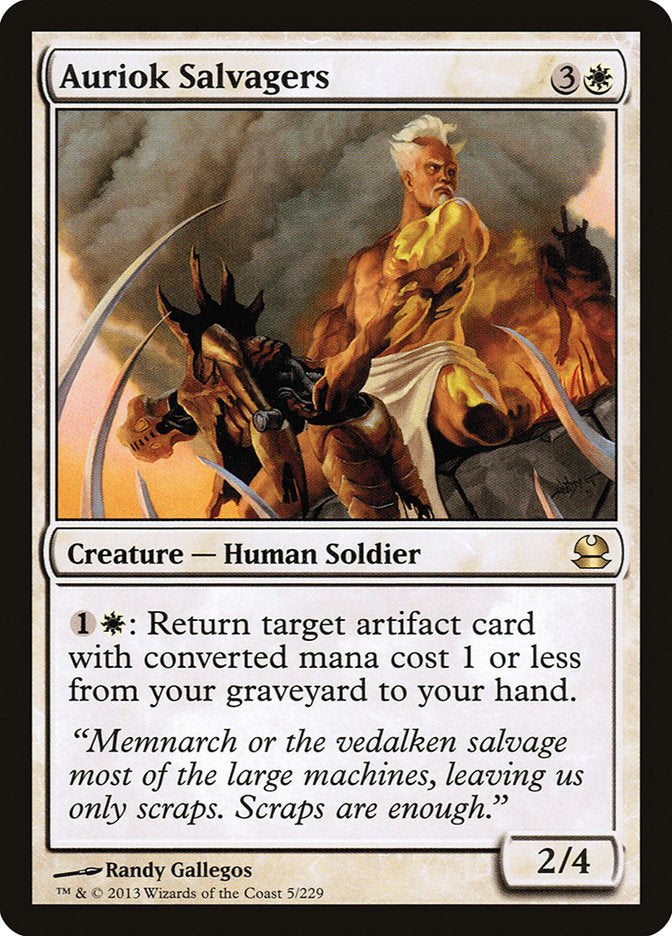 Auriok Salvagers [Modern Masters] | Chromatic Games