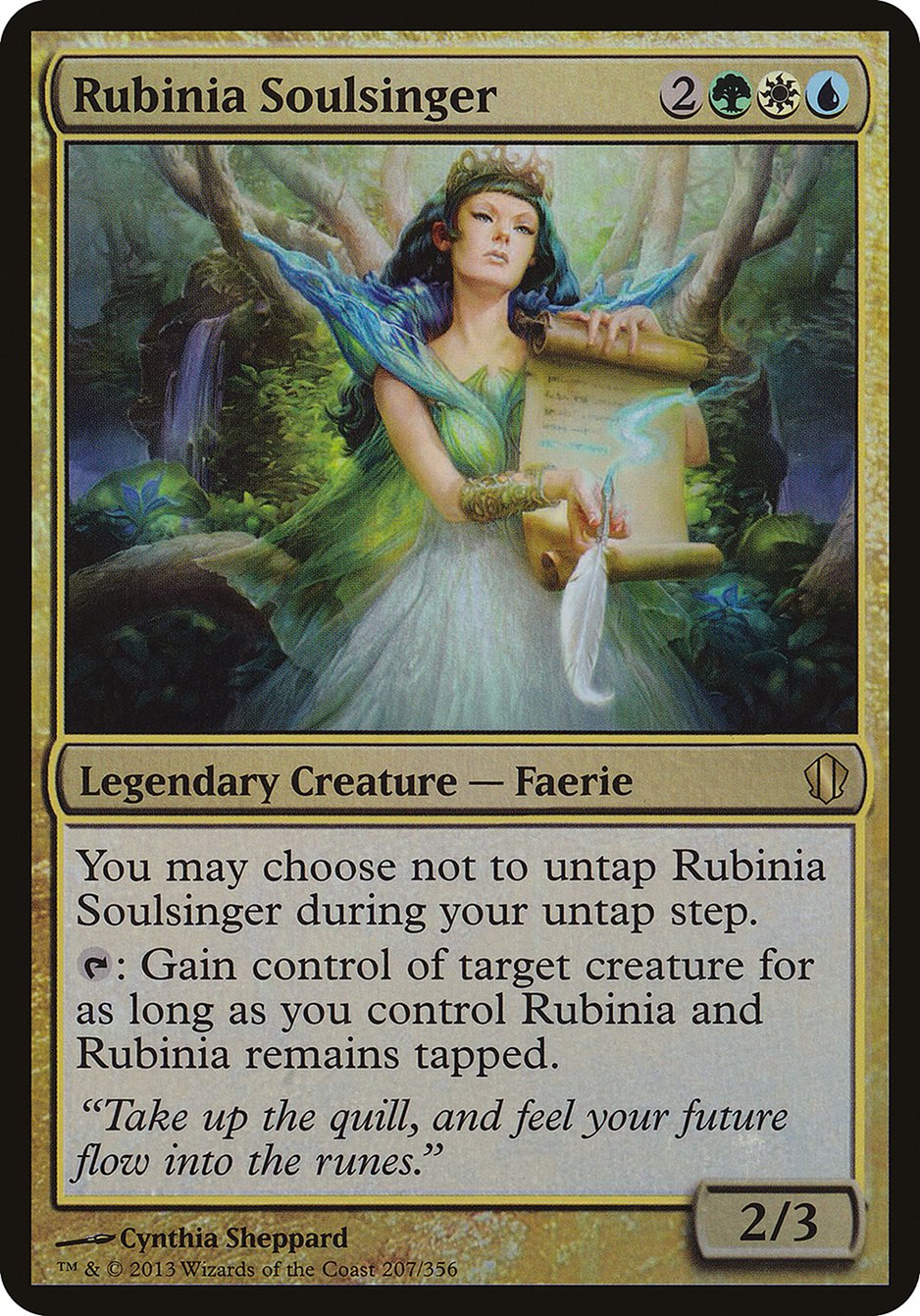 Rubinia Soulsinger (Oversized) [Commander 2013 Oversized] | Chromatic Games