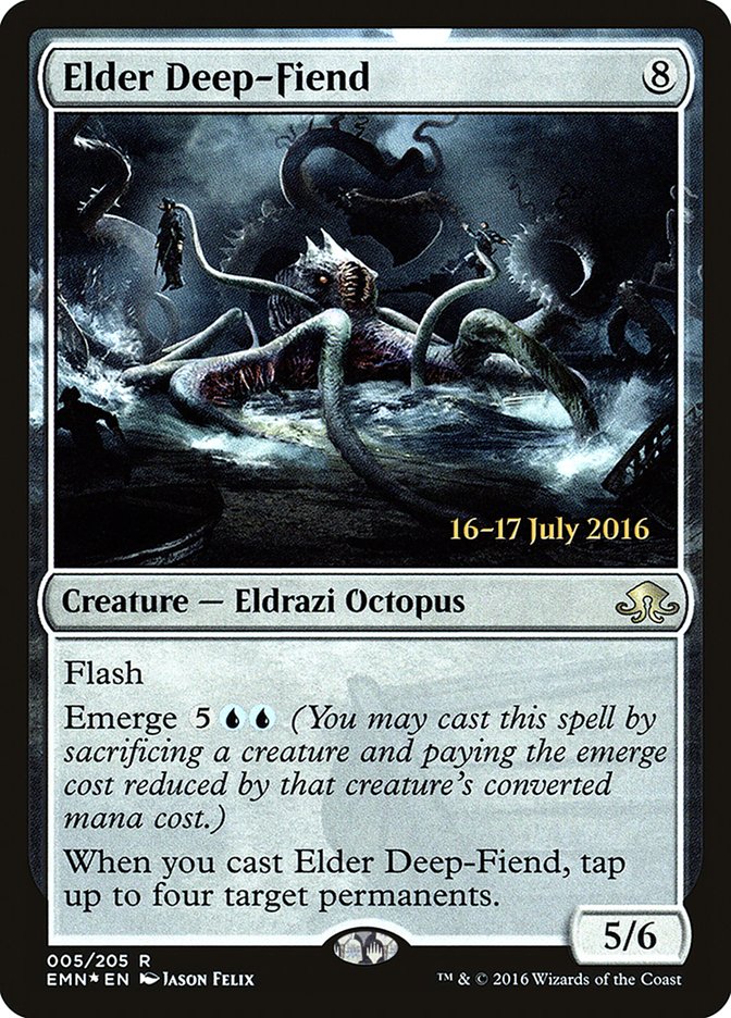 Elder Deep-Fiend [Eldritch Moon Prerelease Promos] | Chromatic Games