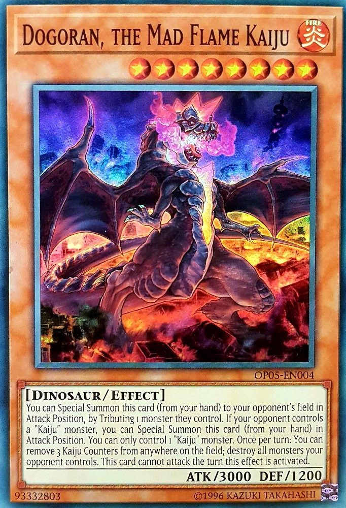 Dogoran, the Mad Flame Kaiju [OP05-EN004] Super Rare | Chromatic Games