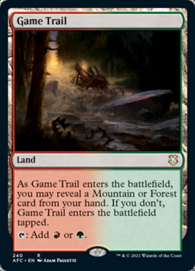 Game Trail [Dungeons & Dragons: Adventures in the Forgotten Realms Commander] | Chromatic Games