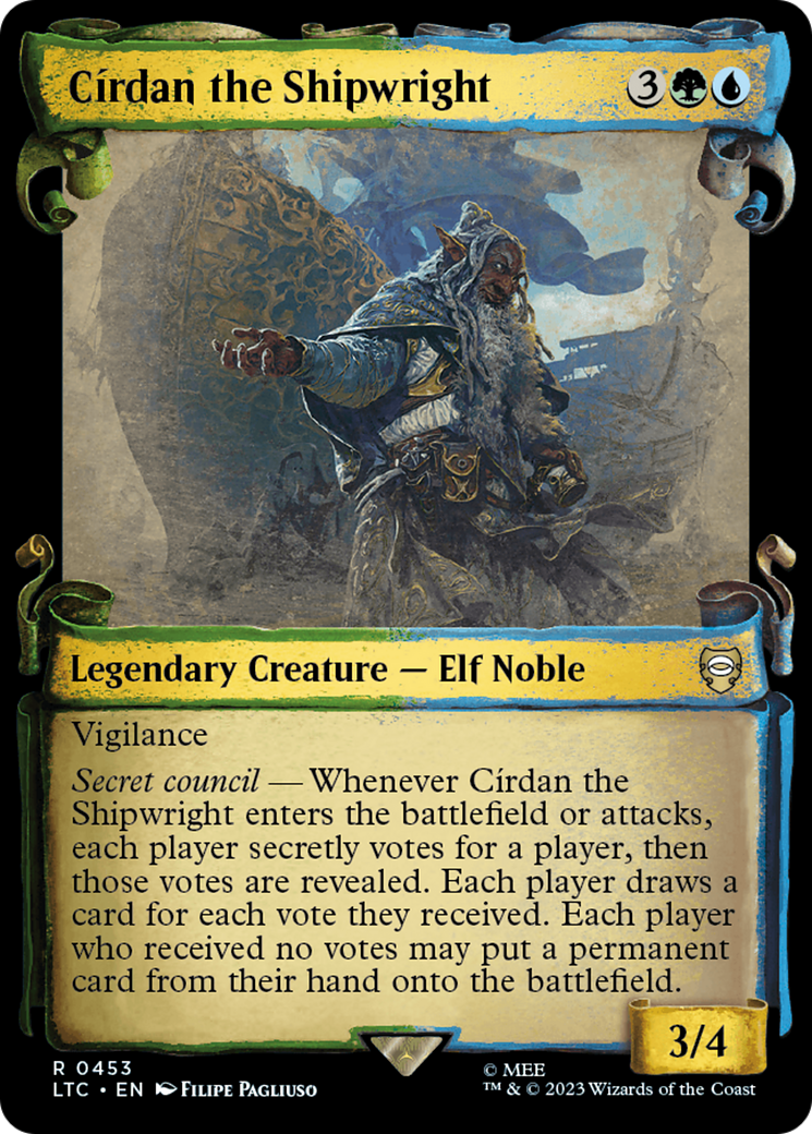 Cirdan the Shipwright [The Lord of the Rings: Tales of Middle-Earth Commander Showcase Scrolls] | Chromatic Games