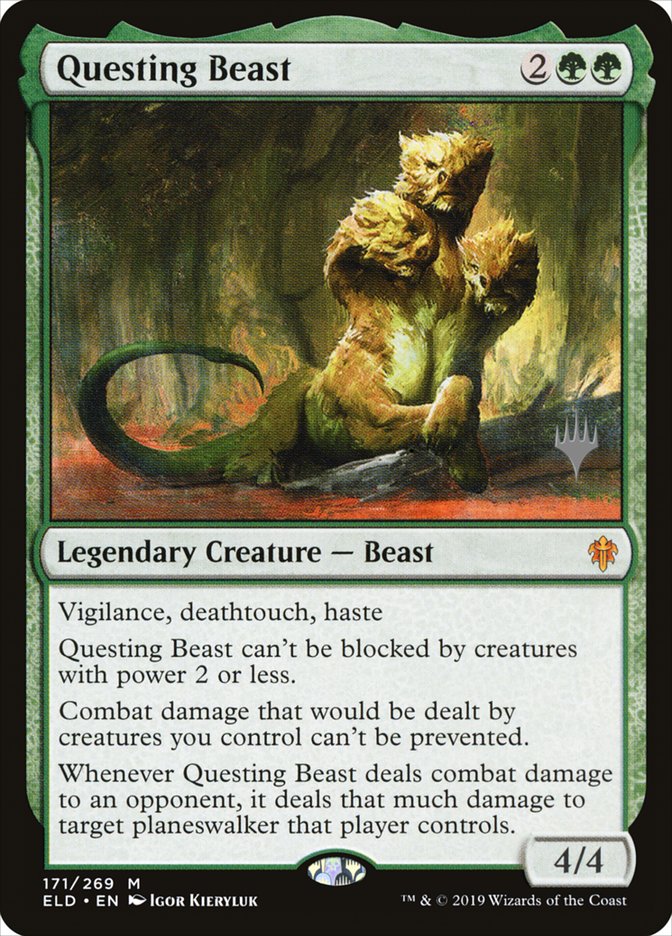 Questing Beast (Promo Pack) [Throne of Eldraine Promos] | Chromatic Games