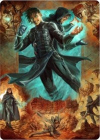 Jace, Mirror Mage 2 Art Card [Zendikar Rising Art Series] | Chromatic Games