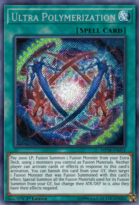 Ultra Polymerization [MP18-EN014] Secret Rare | Chromatic Games