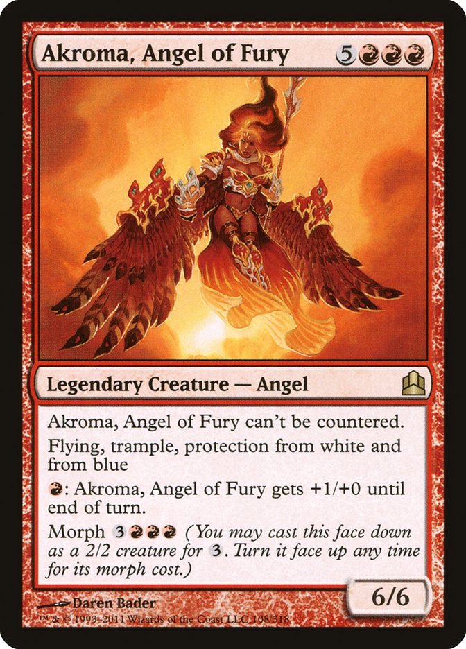 Akroma, Angel of Fury [Commander 2011] | Chromatic Games